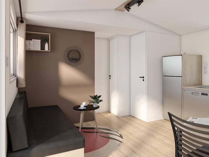 Camping Les Marguerites - Mobilheim 6 personen - Prestige 3 Schlafzimmer in Gamaches, Abbeville und Umgebung