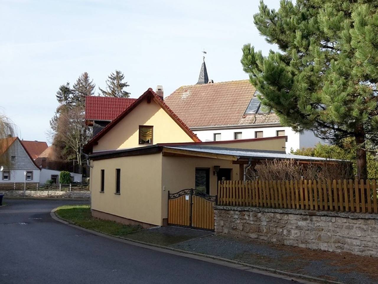 Ganze Ferienwohnung, Ferienhaus zu Wohlsborn nahe Weimar - Ferienhaus, 120qm, mit 3 Schlafzimmer, max. 6 Personen in Am Ettersberg, Weimarer Land