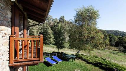Cottage pour 4 personnes, avec balcon, animaux acceptés à Netro