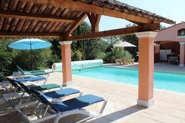 Maison d’hôte pour 4 personnes, avec vue ainsi que jardin et piscine à Lorgues
