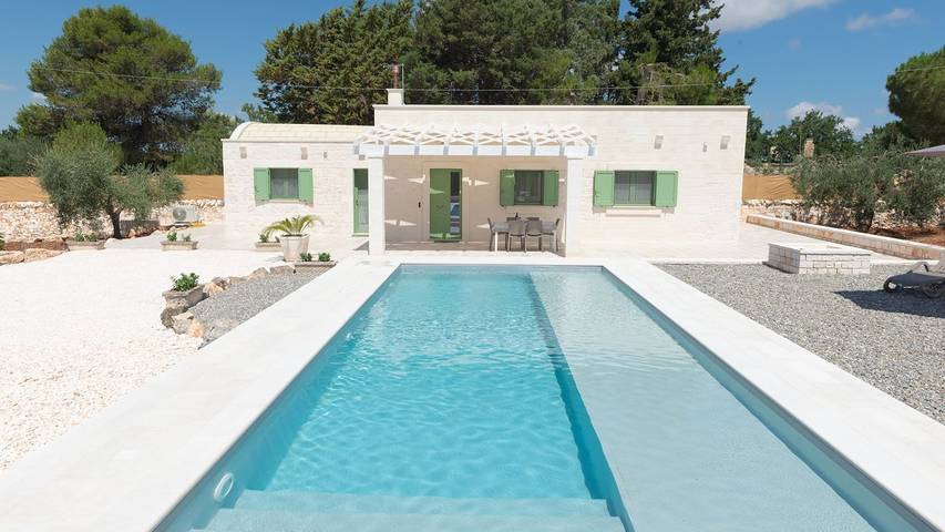 Maison de vacances pour 4 personnes, avec piscine et jardin à Casalini