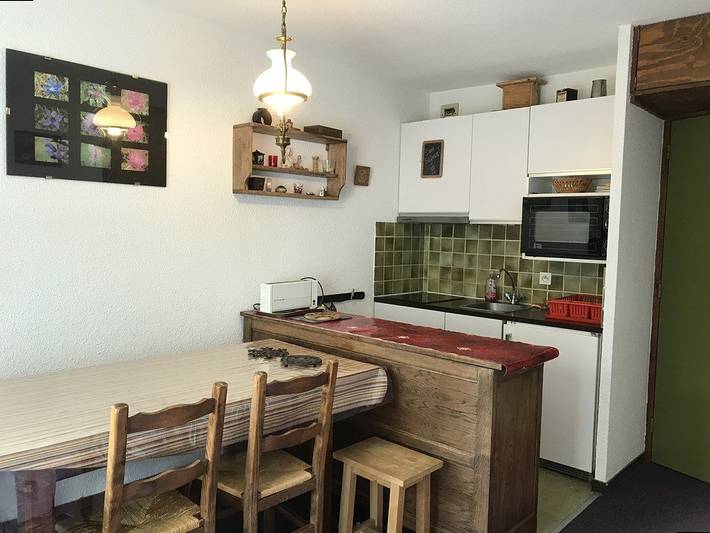 Ganze Ferienwohnung, Centre-Station Les Orres 1650 - Rés. Meale - Studio 4 personnes in Les Orres, Nationalpark Écrins