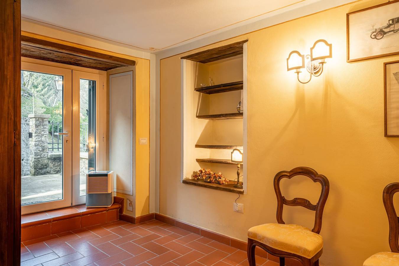 Appartamento vacanze "Grillo Rosso Taverna" con camino in Molazzana, Garfagnana