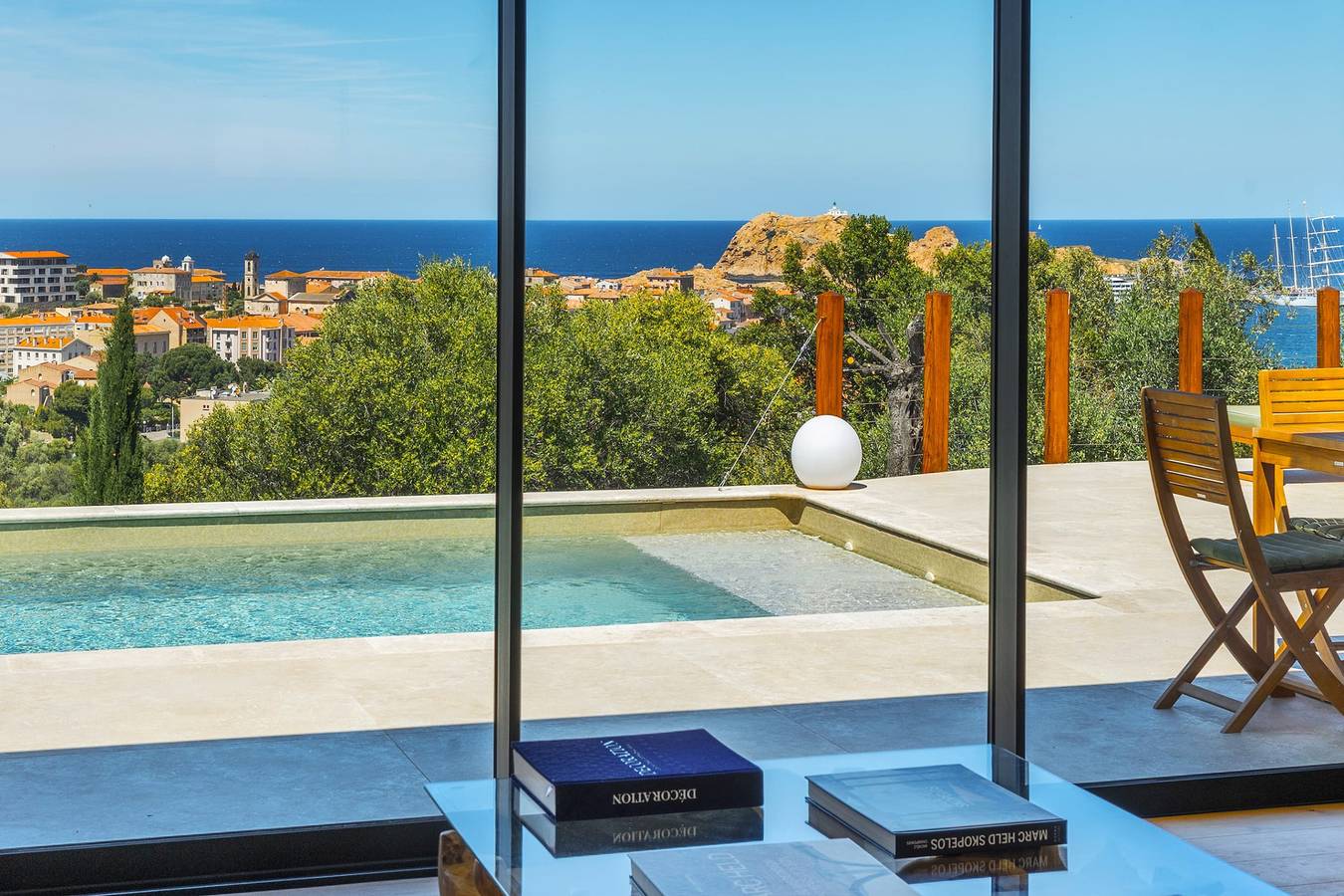 Villa Pietra Mare, piscine vue mer, à l'Ile-Rousse in Monticello, Calvi und Umgebung
