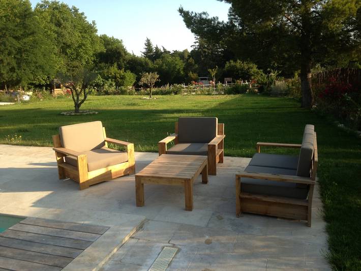 Location de vacances pour 10 personnes, avec terrasse et piscine, animaux acceptés à Eyragues - 4