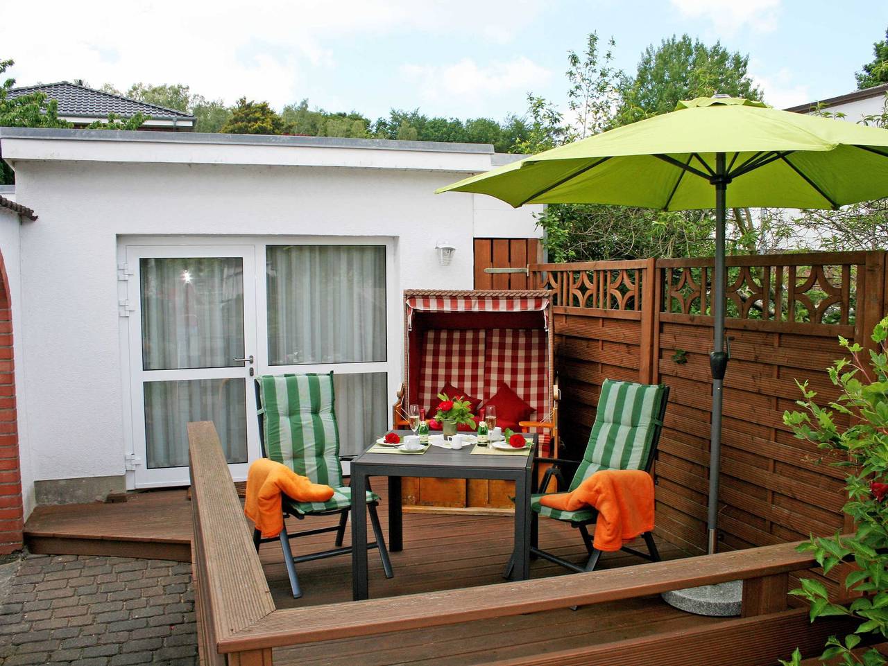 Ganze Ferienwohnung, Ferienhaus Marit mit Terrasse in Sellin, Rügen