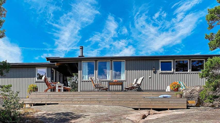 Feriehus for 10 personer, med terrasse i Østfold