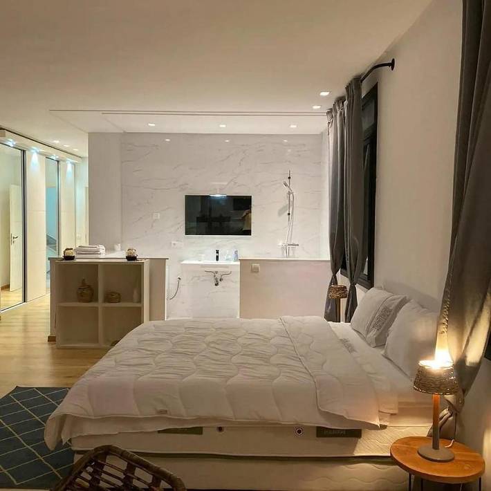 Villa pour 11 personnes, avec piscine ainsi que vue et terrasse, animaux acceptés à Tanger - 2