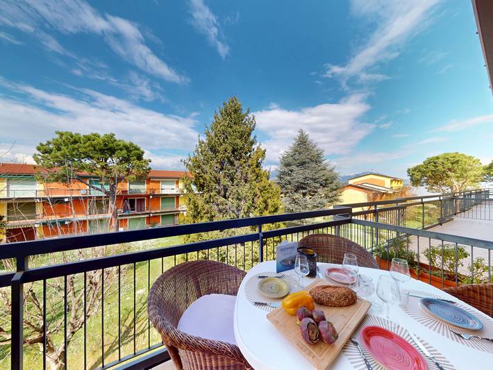 Vakantieappartement voor 4 personen, met balkon en tuin in Manerba del Garda