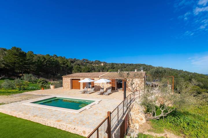 Casa rural "Can Jaume" com piscina, terraço, vista para a montanha e Wi-Fi in Manacor, Maiorca (Leste)