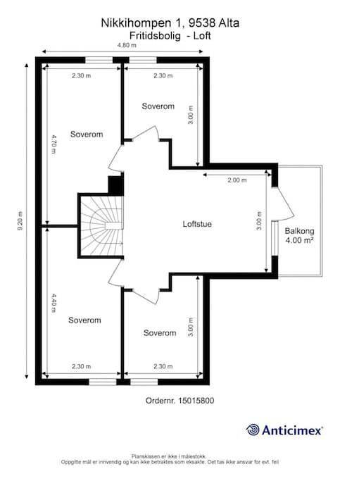 Ferienhaus für 8 Personen, mit Garten und Ausblick in Finnmark - 2