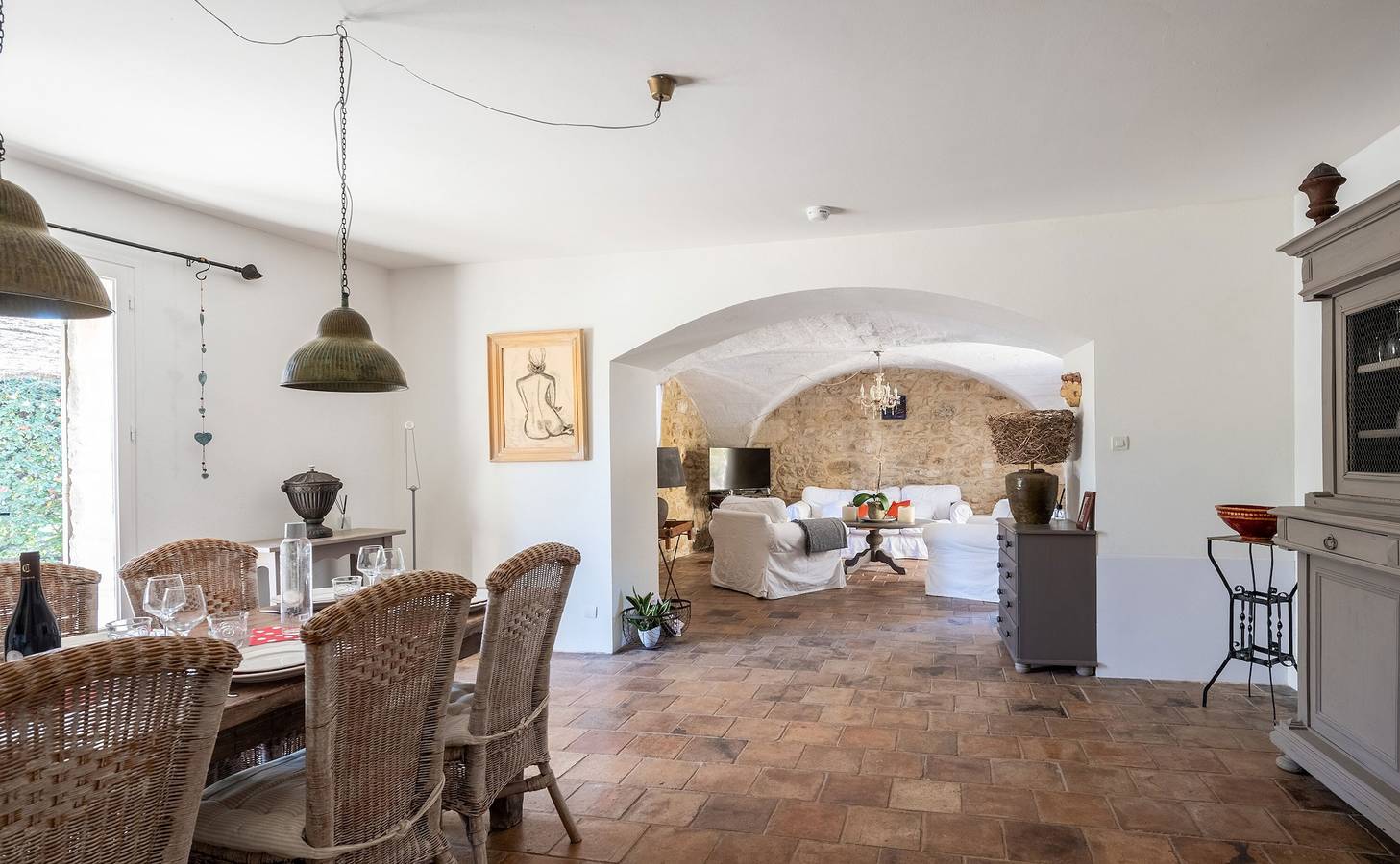 Casa Vacacional 'Rodin - Mas De Rey' con Terraza Privada, Jardín Compartido y Wi-Fi in Arpaillargues-et-Aureillac, Region de Nimes