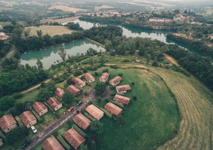 Station pour 4 personnes, avec piscine ainsi que jardin et terrasse, animaux acceptés à Monclar-de-Quercy - 3