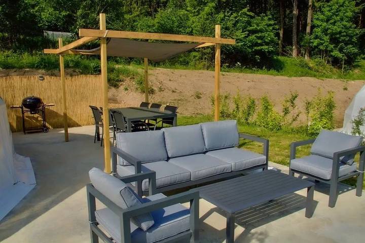 Zecamping 3* piscine couverte dog friendly locatif Bbq clim 50m2 in Châtel-Montagne, Vichy und Umgebung