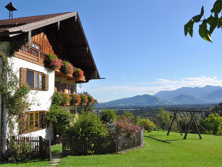 Bauernhof für 4 Personen, mit Terrasse und Garten in Bad Feilnbach