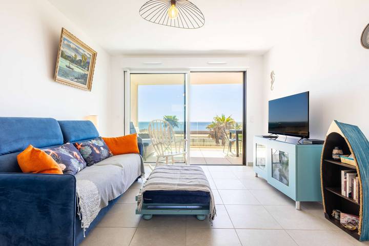 Apartamento para 2 personas, con Jardín en Valras-Plage