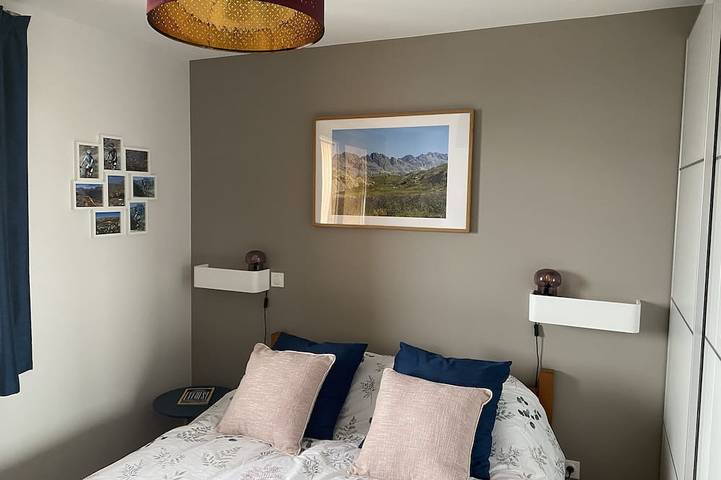 Ganze Wohnung, Skicycleoisans 4 * rated accommodation with direct piste access in Oz en Oisans in Oz, Nationalpark Écrins