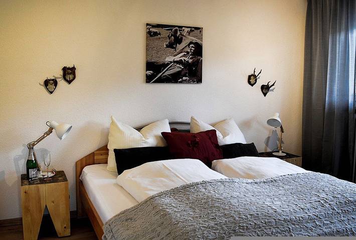 Ferienwohnung für 4 Personen, mit Sauna und Balkon sowie Ausblick, mit Haustier in Fischen - 4