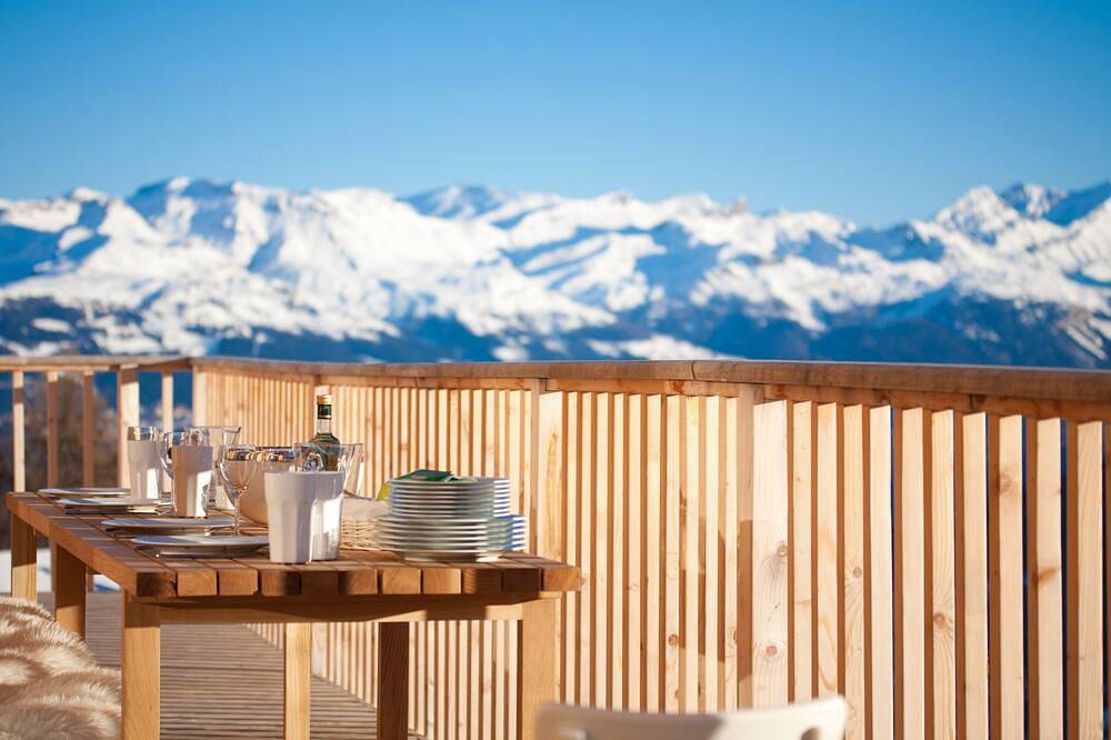 Großzügige Unterkunft in diesem gehobenen Familienchalet mit Panoramablick in Les Masses, Vex
