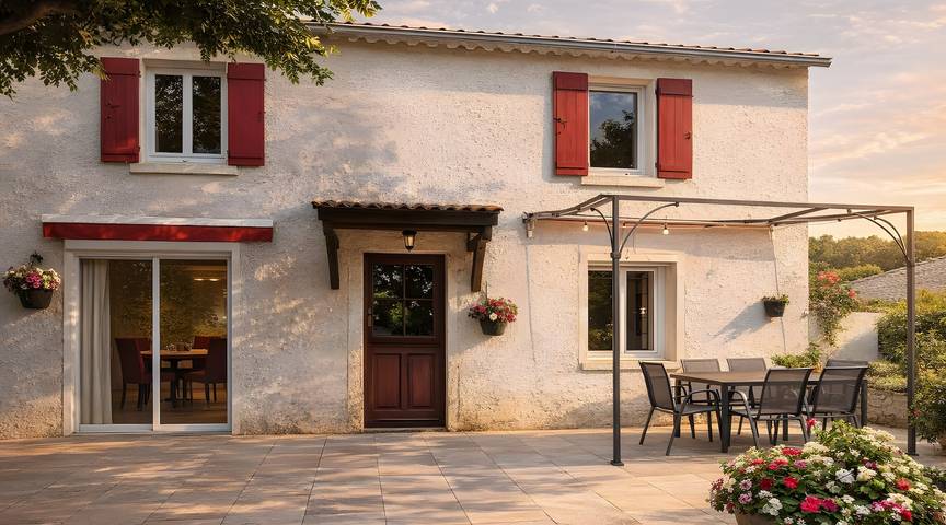 Maison de vacances pour 12 personnes, avec Jardin