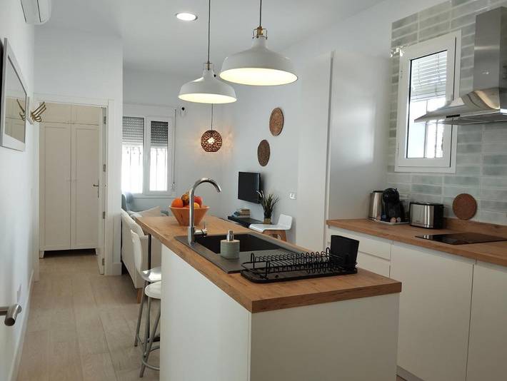 Apartamento para 4 personas, con Terraza en Sanlúcar la Mayor