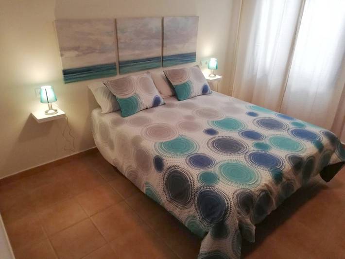 Apartamento para 4 personas, con vistas al lago además de terraza y vistas en Órzola