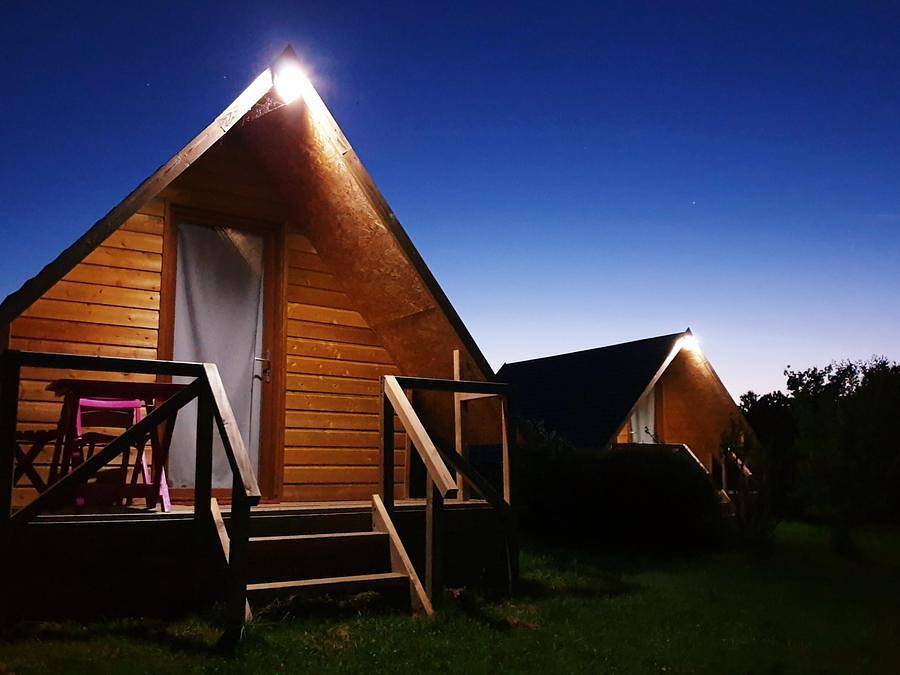 Camping Aquarev - Alojamiento 2 personas - Madera Sin instalaciones sanitarias in Loudéac, Côtes-d'Armor