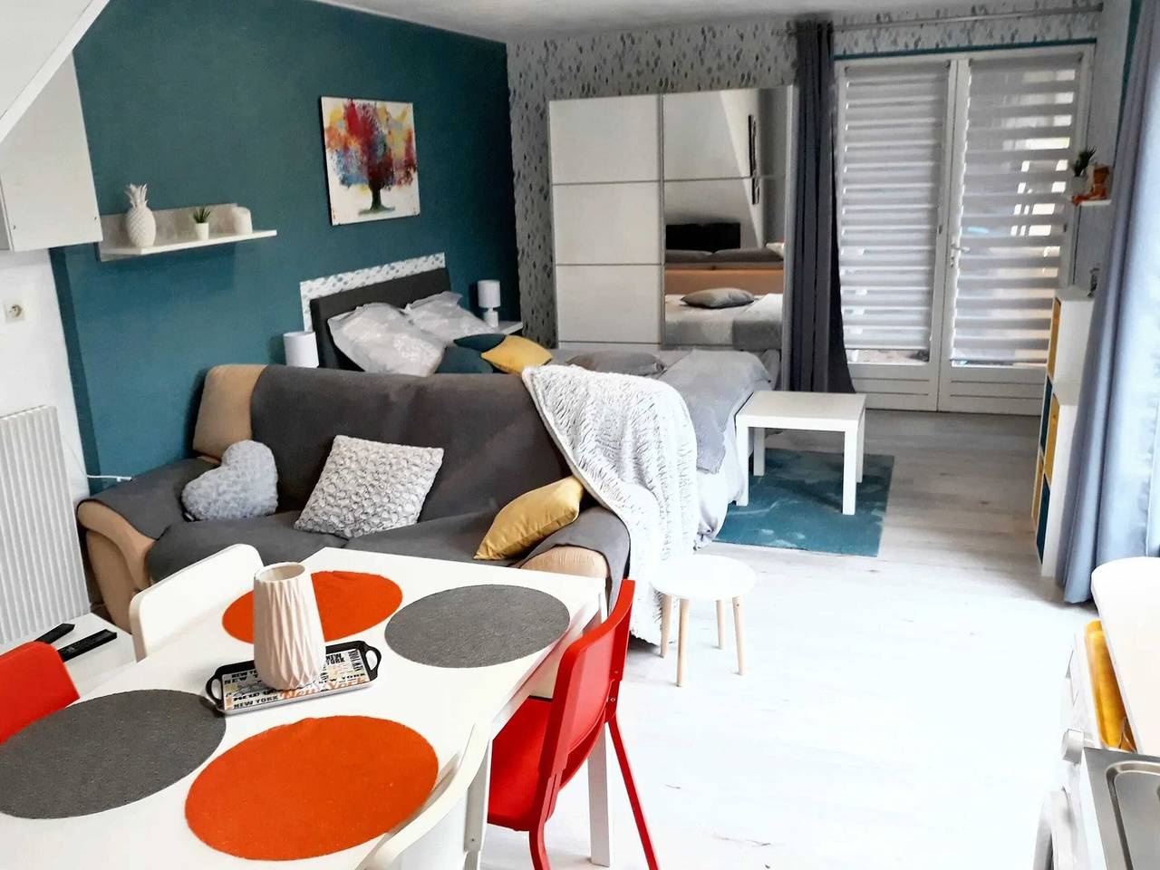 Ganzes Studio, Charmantes Studio in Saint-Apollinaire 30 m² mit Gemeinschaftspool in Saint-Apollinaire (Côte-d'Or), Dijon und Umgebung