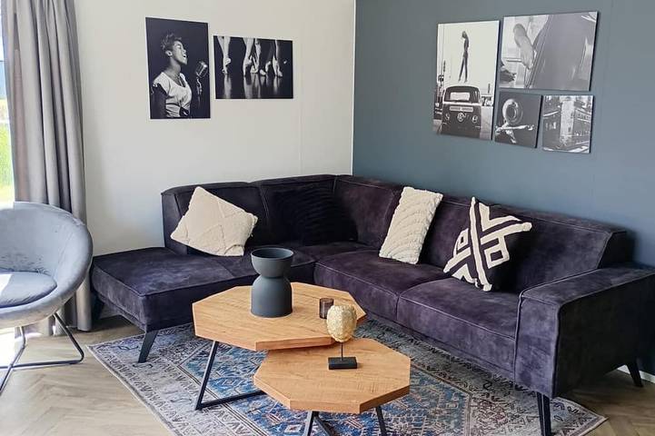 Chalet Casa Kampen mit Wassergrundstück, Steg und Zaun für 4 Personen in Kampen in Kampen, Veluwemeer