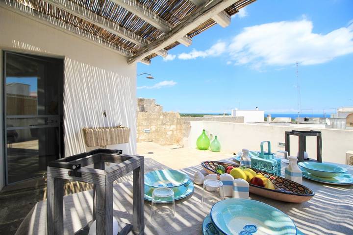 Maison de vacances pour 4 personnes, avec Terrasse dans les Pouilles