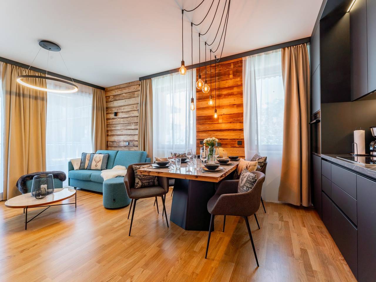 Ganze Wohnung, Luxuriöses Apartment mit Sauna an der Piste in Hermagor-Pressegger See, Bezirk Hermagor