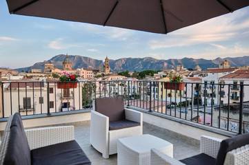 BnB für 2 Personen, mit Ausblick und Balkon in Palermo