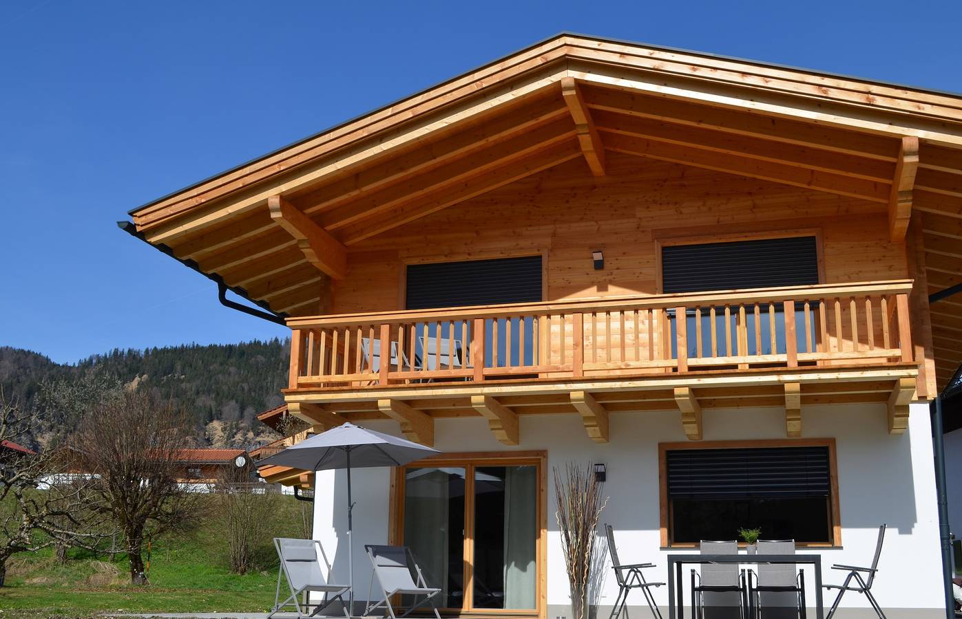 Ganze Ferienwohnung, Chalet Groissenbach - Chalet 125qm für max. 6 Personen, 3 sep. Schlafzimmer in Reit im Winkl, Bayerische Alpen