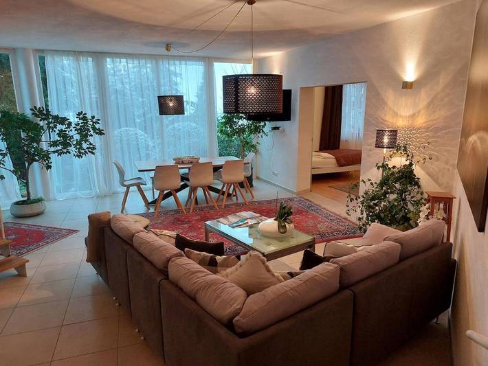 Ferienwohnung für 6 Personen, mit Ausblick und Terrasse