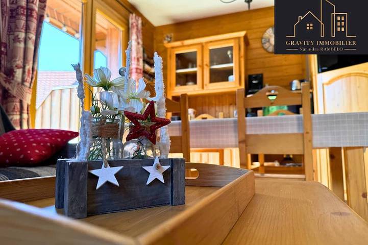 Entire apartment, Z-Chalet Mitoyen 7B., Z-Chalet Mitoyen 7B. in Mont-Saxonnex, Bonneville region