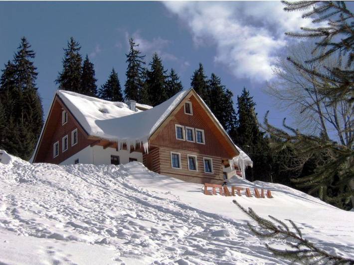 Ferienhaus für 34 Personen, mit Sauna in Spindlermühle