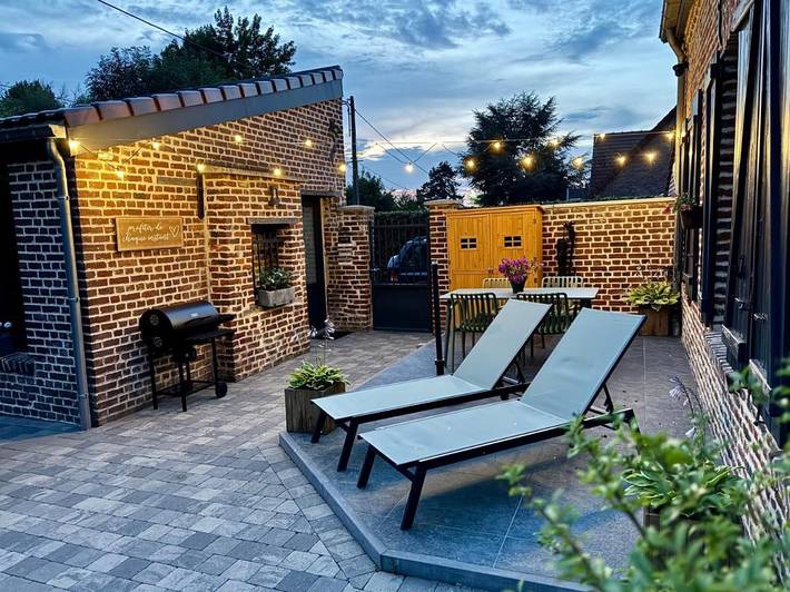 Location de vacances pour 2 personnes, avec jacuzzi et jardin à Sebourg - 2