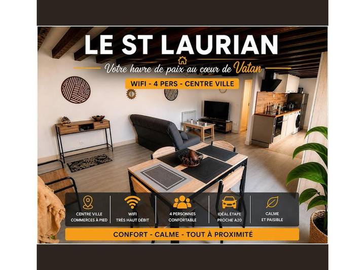 Gîte pour 4 personnes dans Vatan