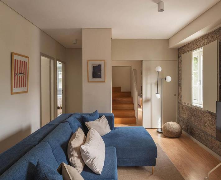 Apartamento de férias para 6 pessoas, com varanda e vista em Amarante