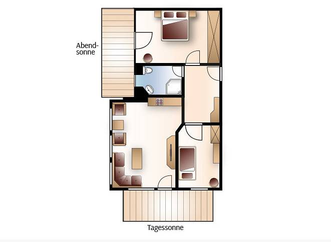 Ferienwohnung für 4 Personen, mit Sauna und Garten in Oberjoch - 4