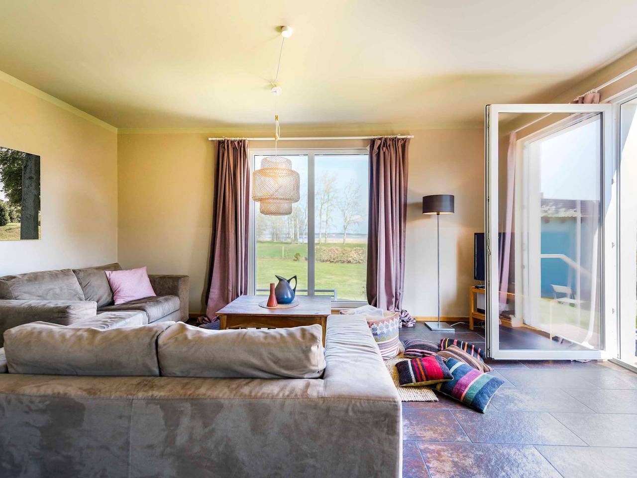 Pommernhaus am See mit Seeblick, Sauna, Kamin, Ruderboot - Haus am See Ii in Luckow, Vorpommern Greifswald