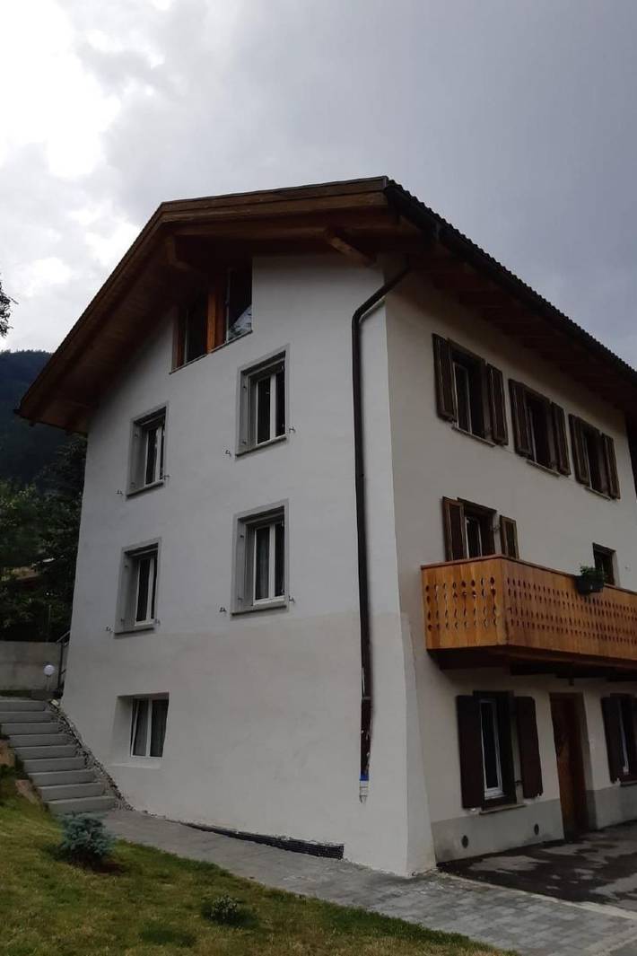 Ferienwohnung für 5 Personen, mit Balkon und Terrasse sowie Garten in Val Müstair