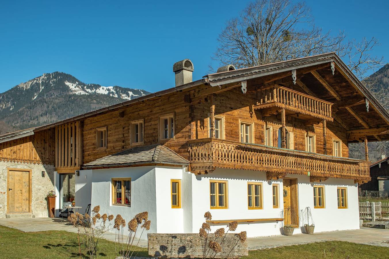 Geigelstein Chalets - Ferienhaus Geigelstein, 2 - 8 Personen, Wohnzimmer, 4 Schlafzimmer mit Dusche/Wc, Küche, Wlan in Unterwössen, Bayerische Alpen