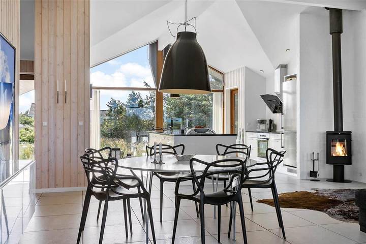 Ferienhaus mit Meerblick für 8 Personen, mit Whirlpool und Sauna sowie Terrasse in Grønhøj Strand - 4