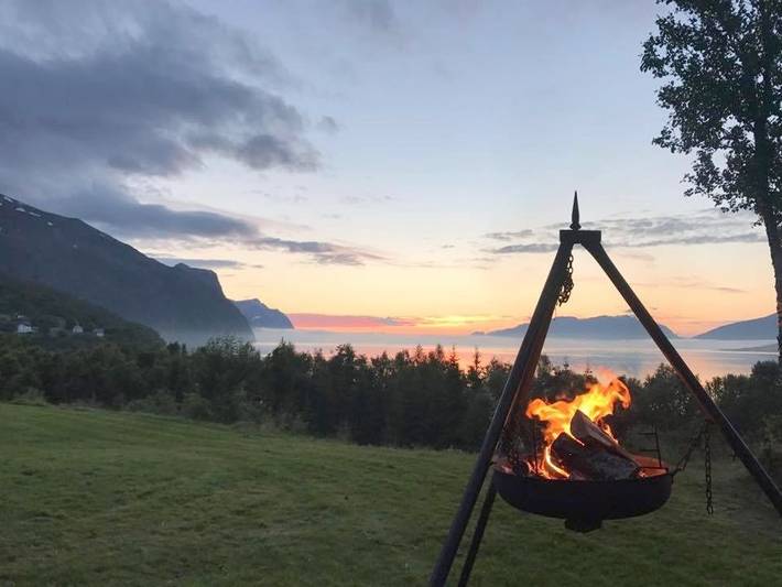 Ferienhaus für 8 Personen, mit Seeblick und Ausblick sowie Garten in Lyngen - 2