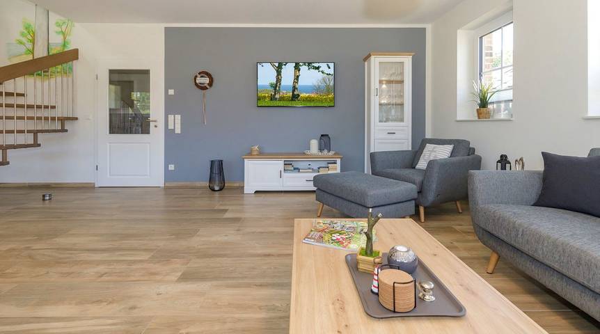 Ferienhaus für 9 Personen, mit Sauna und Ausblick sowie Garten, mit Haustier in Biendorf - 3