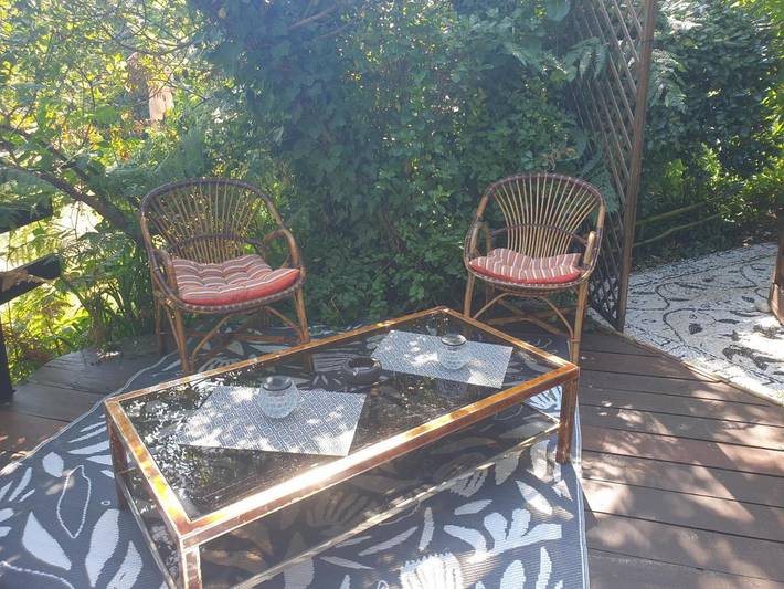 Camping für 4 Personen, mit Ausblick und Terrasse sowie Garten in Mimizan - 3