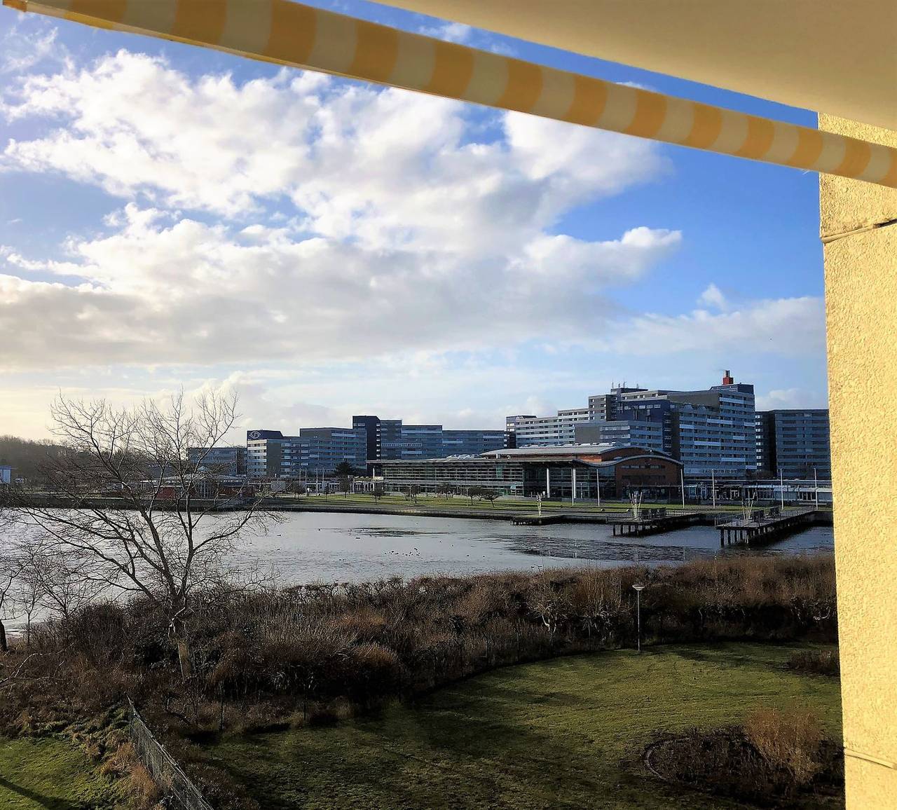 Ganze Wohnung, 1-Zimmer-Apartment direkt am Wasser mit Seeblick & Strandnah in Steinwarder, Heiligenhafen