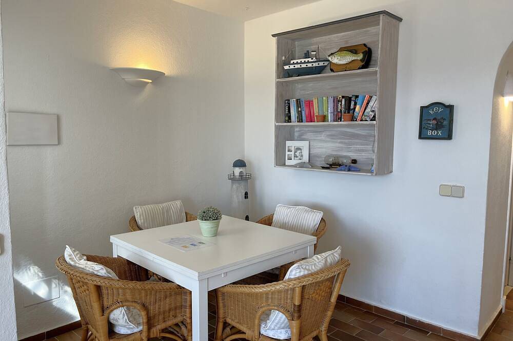 Entire apartment, Views. Bathing area in the sea. Pool in Fornells, Es Mercadal