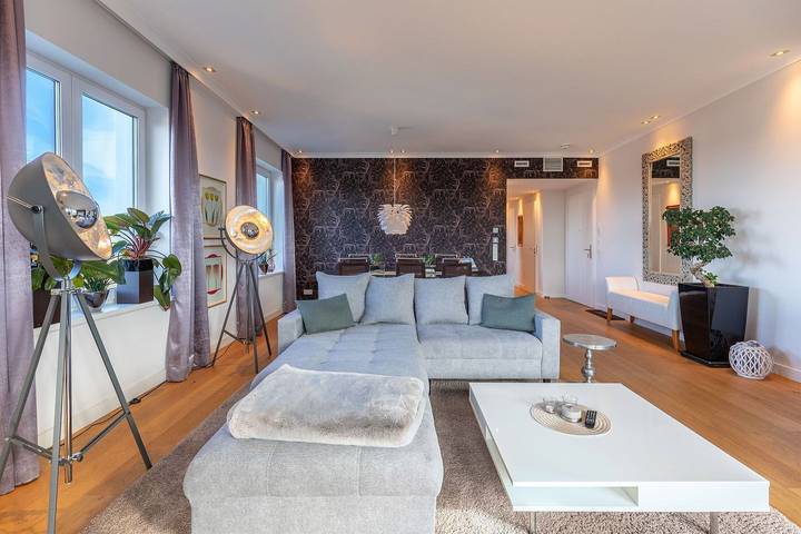 Ganze Wohnung, Ferienwohnung Penthouse Horizont in Husum für bis zu 4 Personen in Husum Hafen, Husum